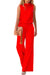 Damenes Sommer Jumpsuit Løs Passform Myk Stoff 3