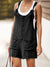 Damens Bib Shorts i Bomull og Lin med Blomsterdesign 2