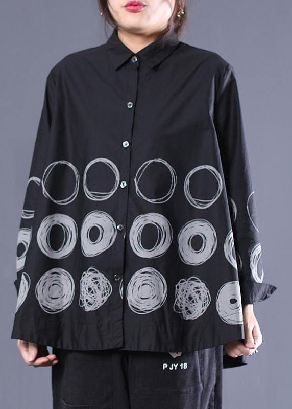 Damens Bluser med Dotted Design og Patchwork 2