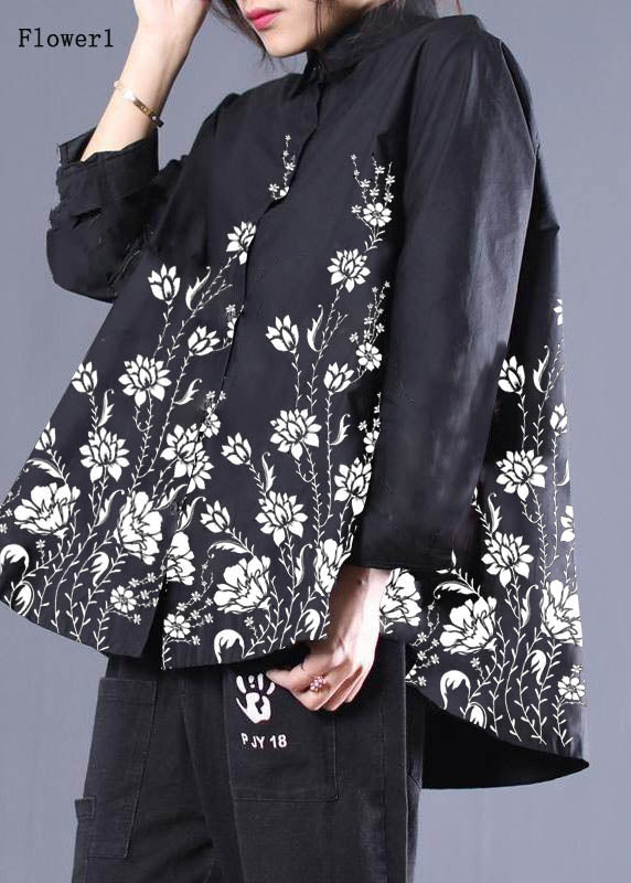 Damens Bluser med Dotted Design og Patchwork 5