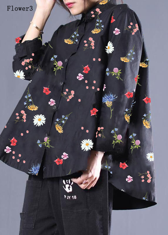 Damens Bluser med Dotted Design og Patchwork 7