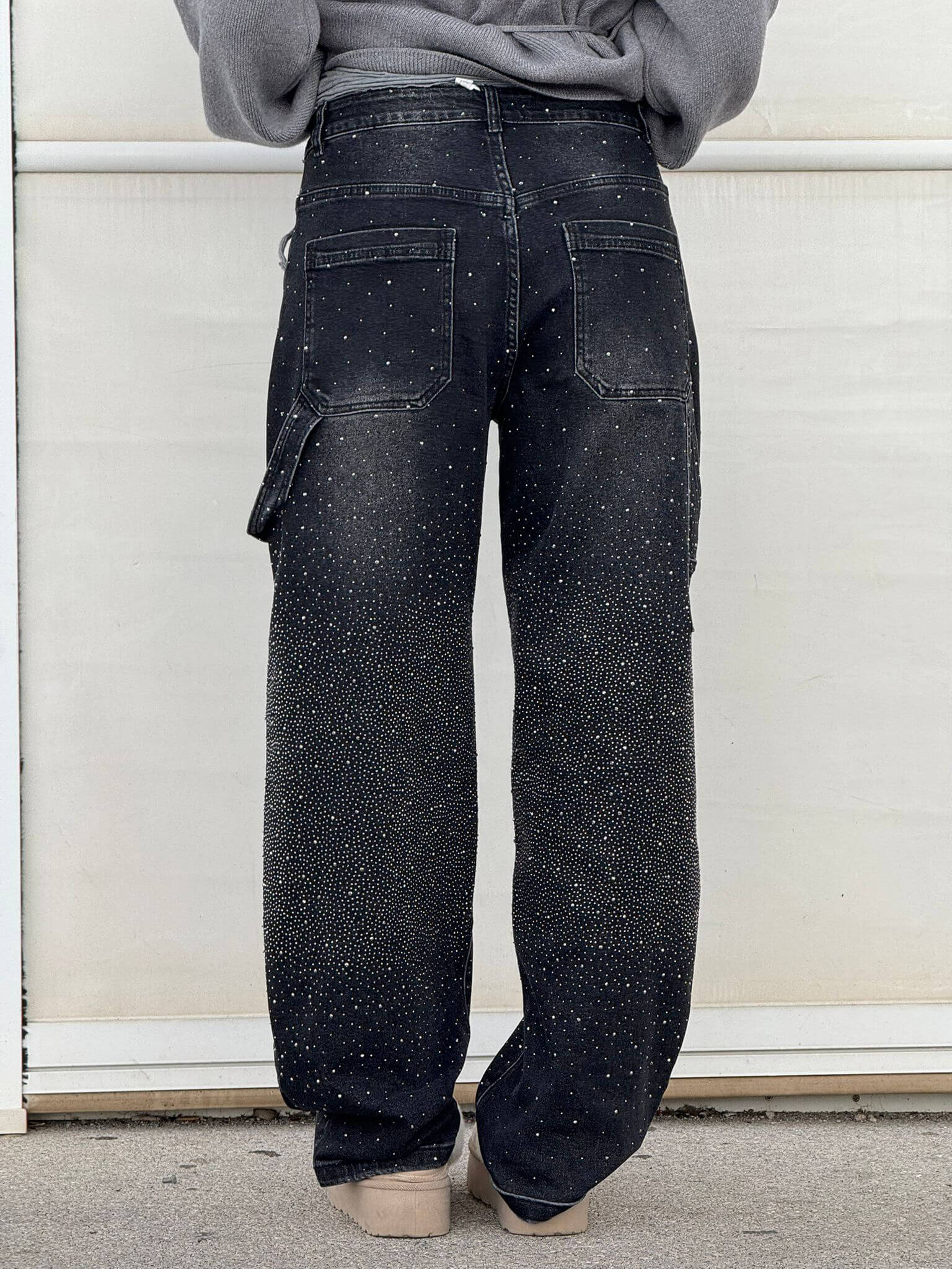 Damens Diamant Jeans med Glitrende Detaljer 7