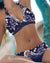 Damens Moderne Bikini med Blomster- og Prikkemønster 3