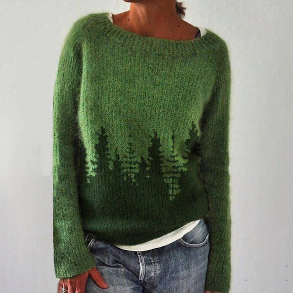 Damens Retro Pullover Xanthe i Klassisk Stil 1
