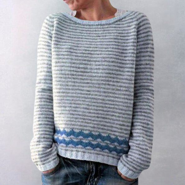 Damens Retro Pullover Xanthe i Klassisk Stil 5