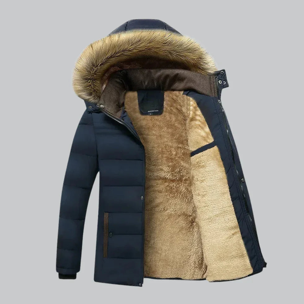 Dameparkajakke med Fleecefôr og Vanntett Design 2
