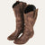 Damer Cowboylaarzen Westernstil Imitatieleer Gummisåle 1