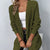 Damer Lang Vest Myk Stoff Elegant Design 2