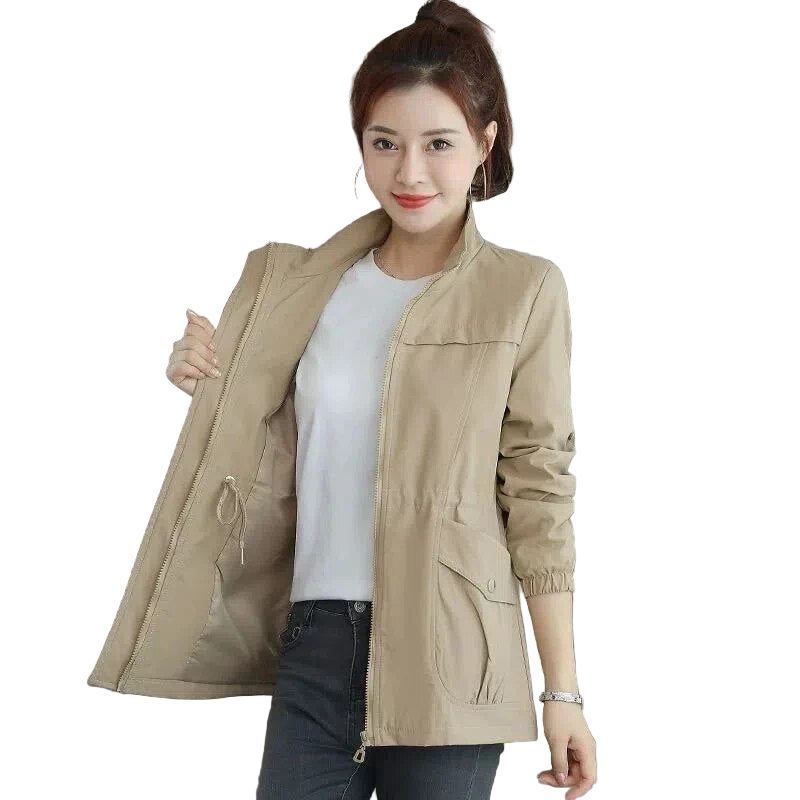 Damer Sommerjakke Kort Design Pustende og Lett 0