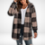 Damer Vanntett Cardigan Sjekket Minkblanding 6