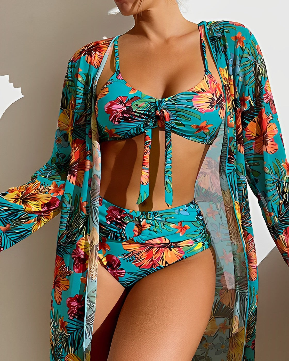 Damers Bikini Sett Sommer Stil Myk Materiale 3