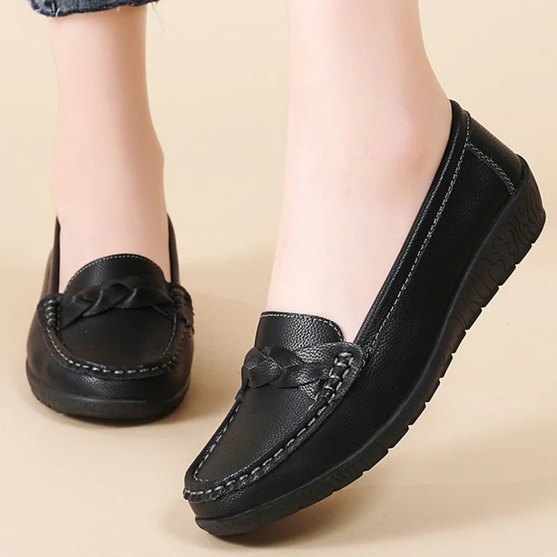 Dames Loafers Flate Sko 2