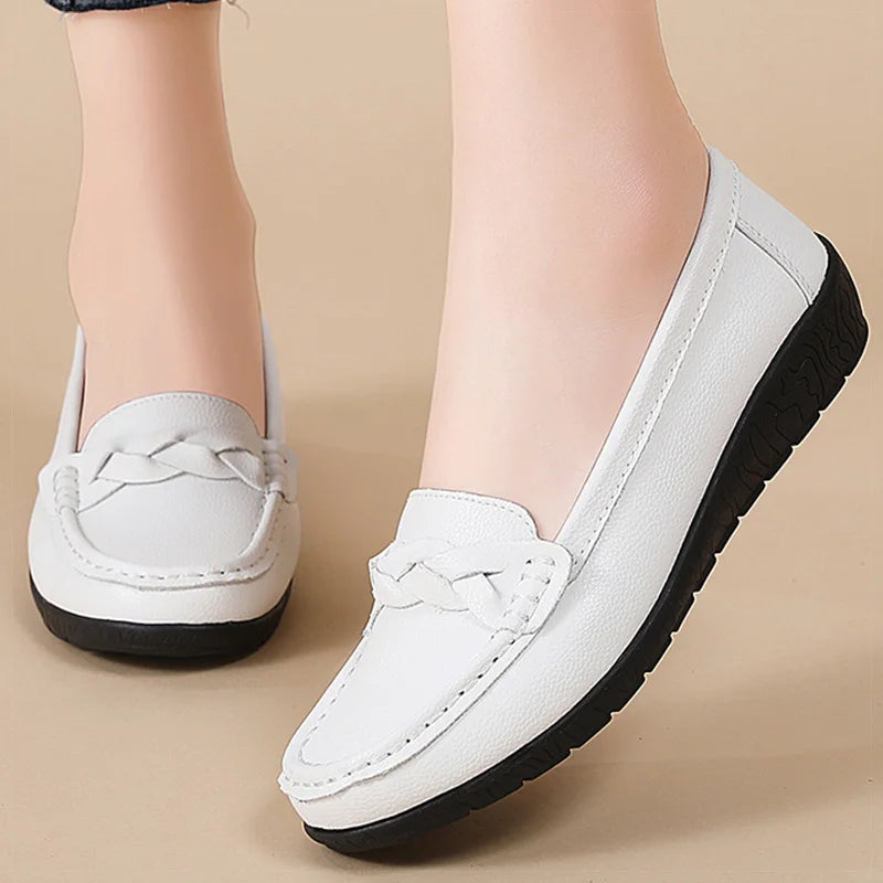 Dames Loafers Flate Sko 3
