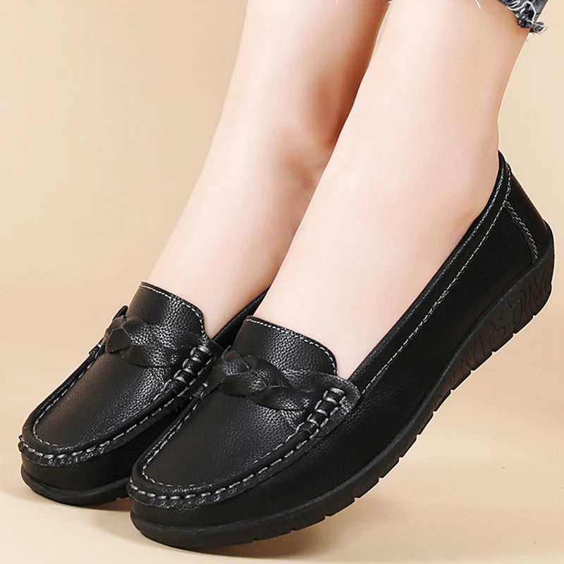 Dames Loafers Flate Sko 6