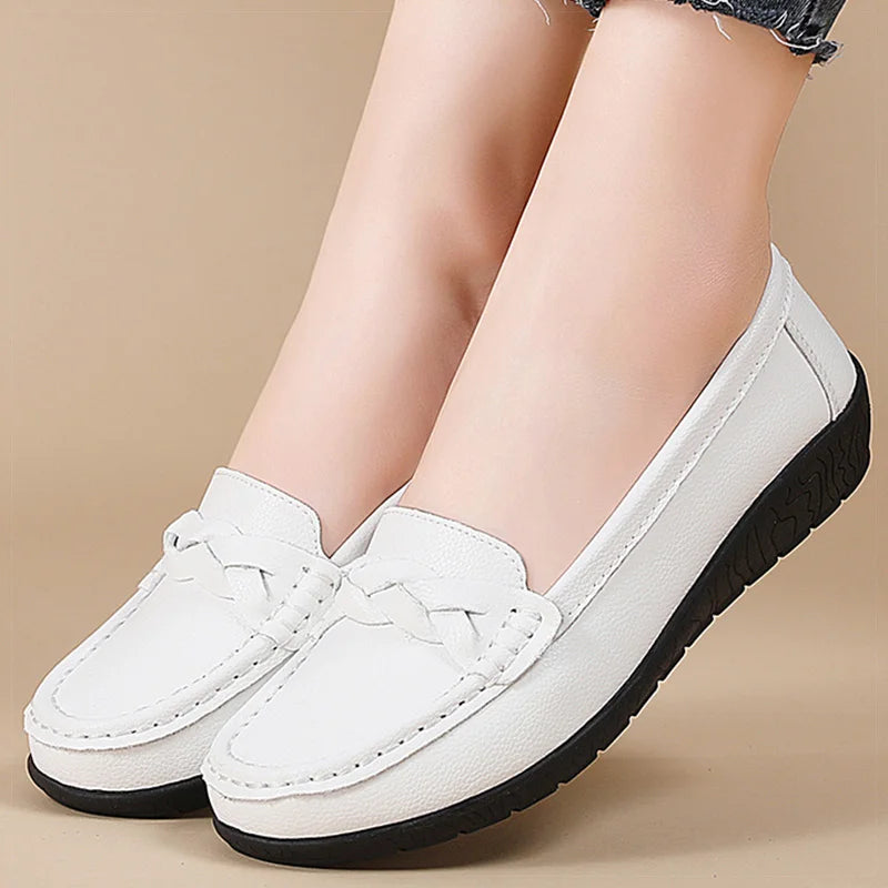 Dames Loafers Flate Sko 7