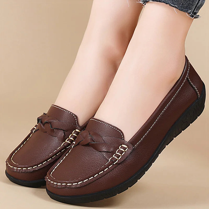 Dames Loafers Flate Sko 8