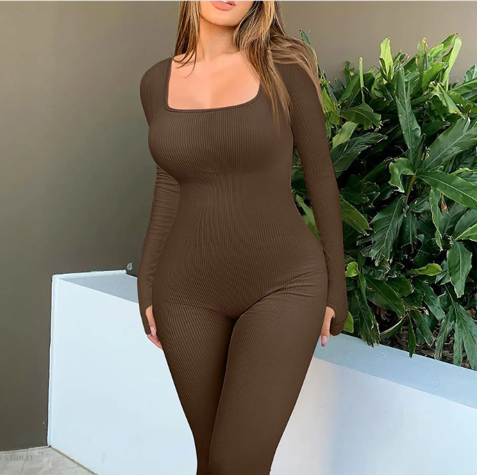 Dames Yoga Jumpsuit Komfortabel Sporty Polyester 2