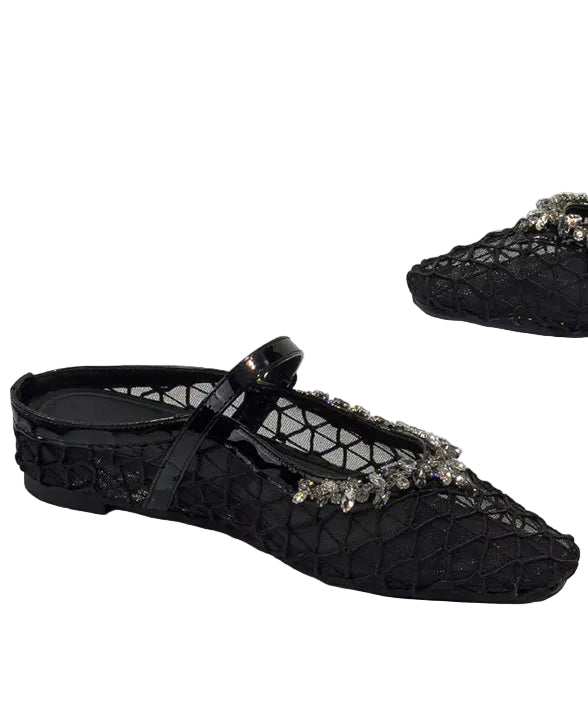 Damesandaler Chunky Stil med Nettingdetaljer 0