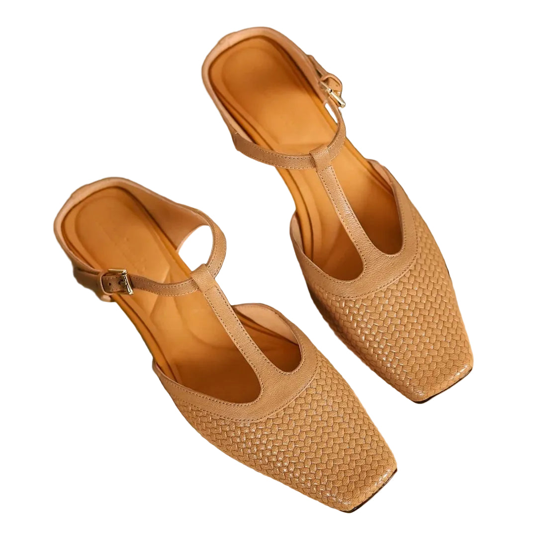 Damesandaler med Vevd Design 7