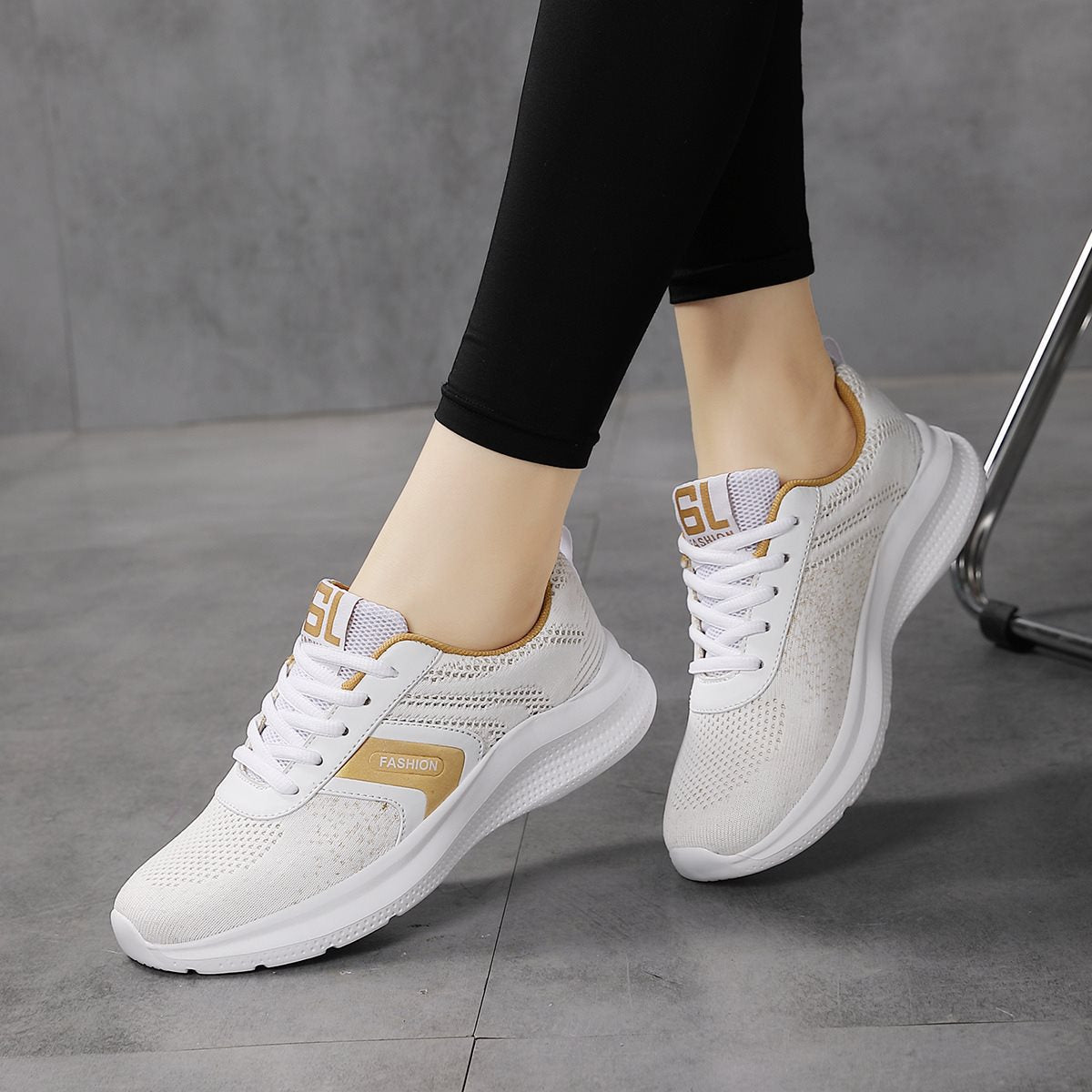 Damesko Sneakers Sporty Stil 1