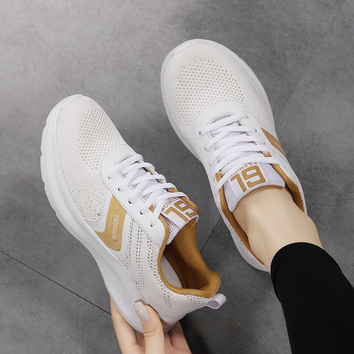 Damesko Sneakers Sporty Stil 2