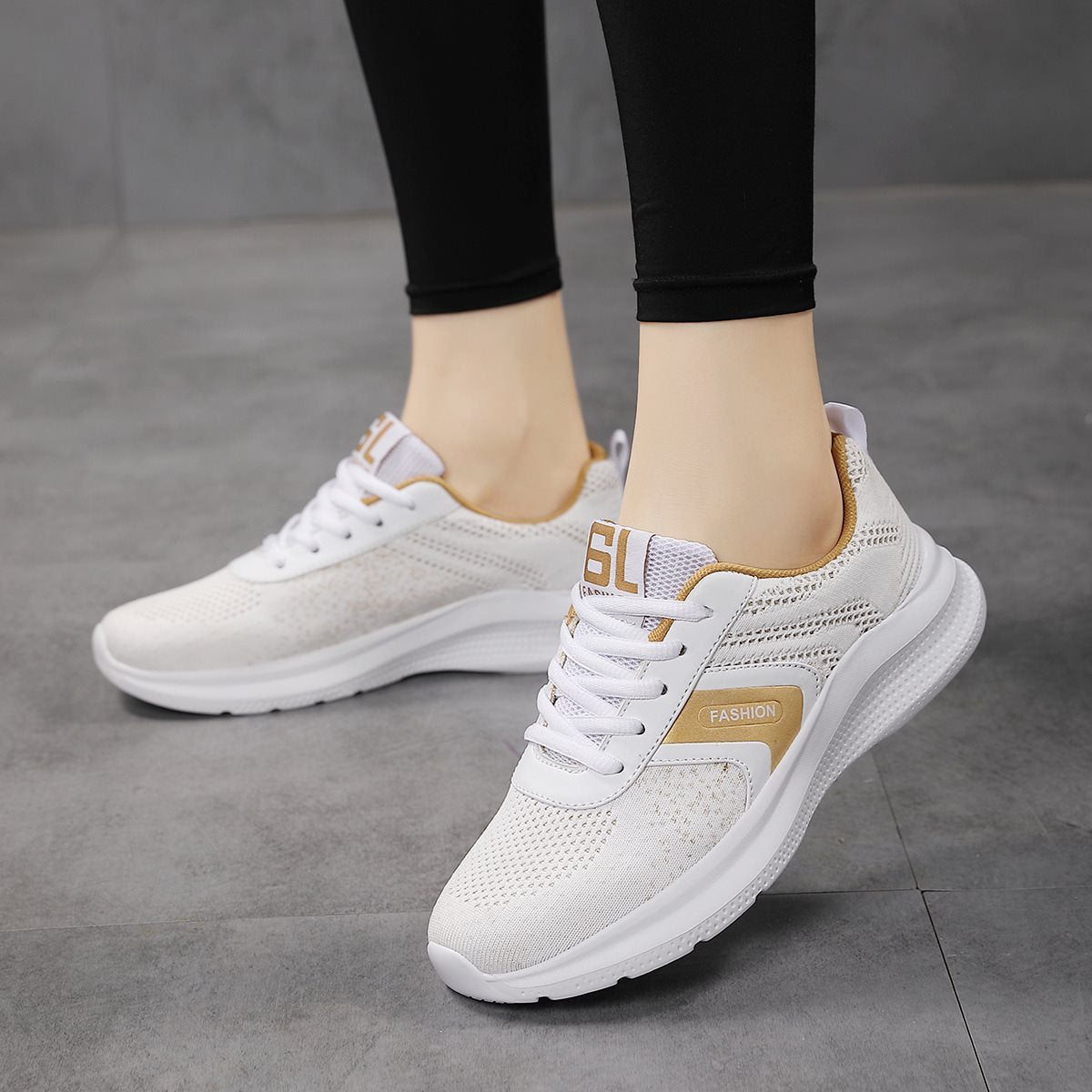 Damesko Sneakers Sporty Stil 3
