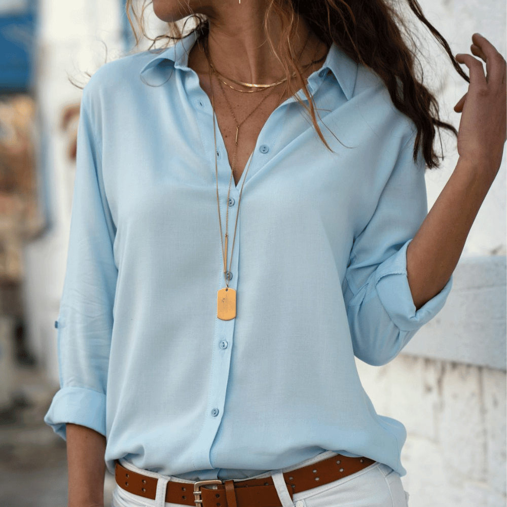 Variant image for Kvinne Bluse Elegant Tidløs Design 100% Bomull-36