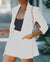 Variant image for Kvinners Blazersett Elegant Pustende Stoff med Shorts-9