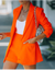 Variant image for Kvinners Blazersett Elegant Pustende Stoff med Shorts-31