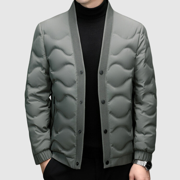 Dunjakke Herre Minimalistisk Stil Tynn 1
