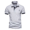 Herre Polo Skjorte Klassisk Design Bomull Avslappet Passform-1