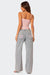 Variant image for Damejeans Blå Flared Elastisk Denim Stilfull-1