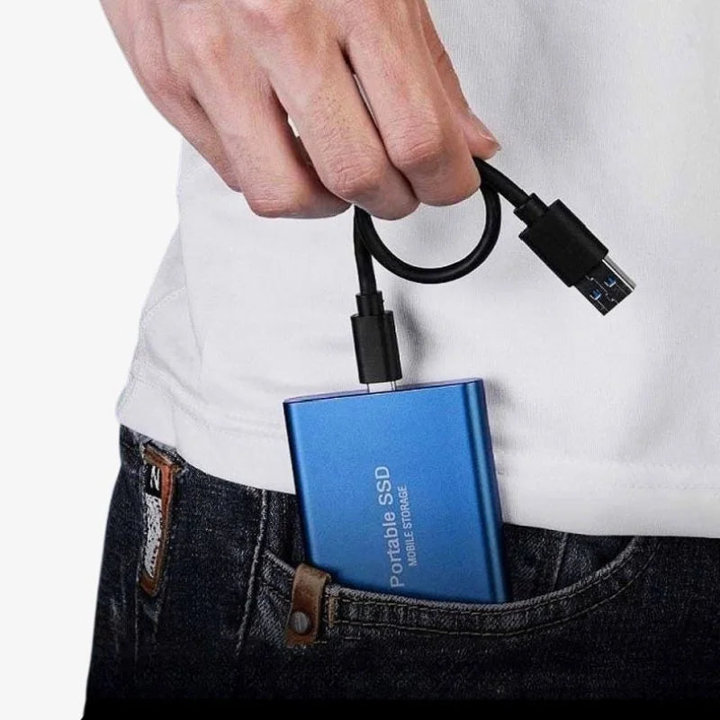 Ekstern SSD Bærbar Aluminium 1TB-30TB Støtsikker og Vannavvisende 5