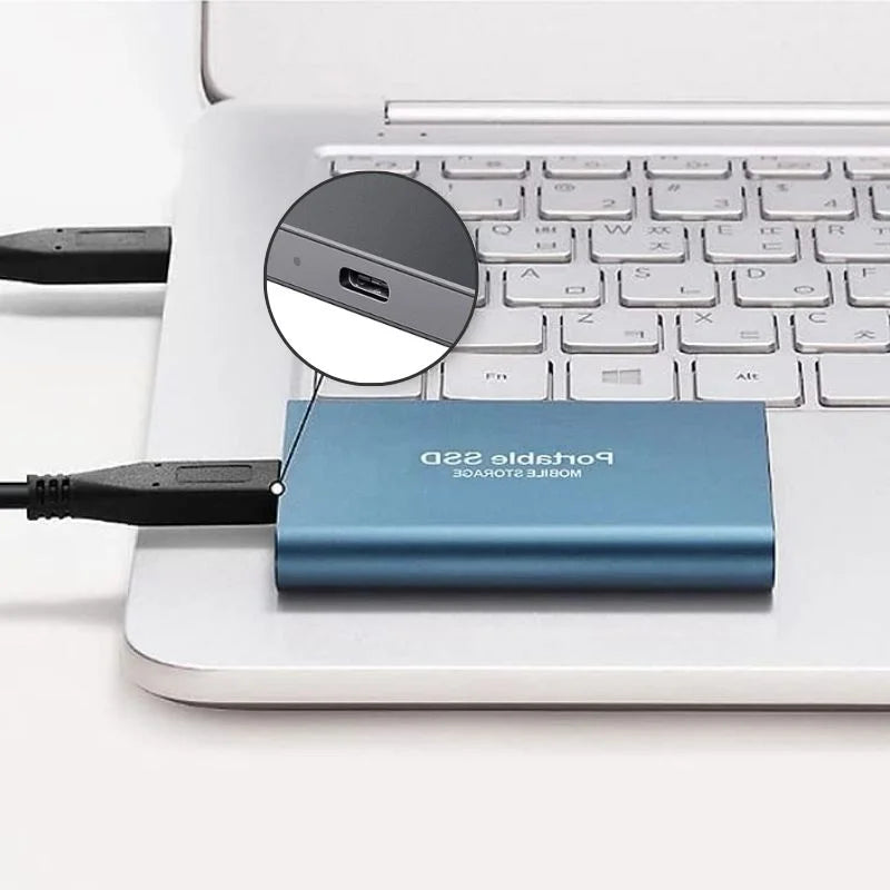 Ekstern SSD Bærbar Aluminium 1TB-30TB Støtsikker og Vannavvisende 6