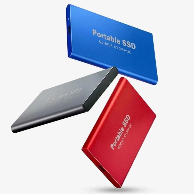 Ekstern SSD Bærbar Aluminium 1TB-30TB Støtsikker og Vannavvisende 8