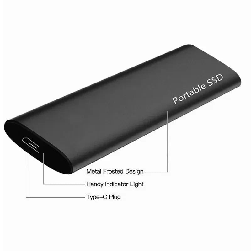 Ekstern harddisk 4 TB USB-C bærbar design 7