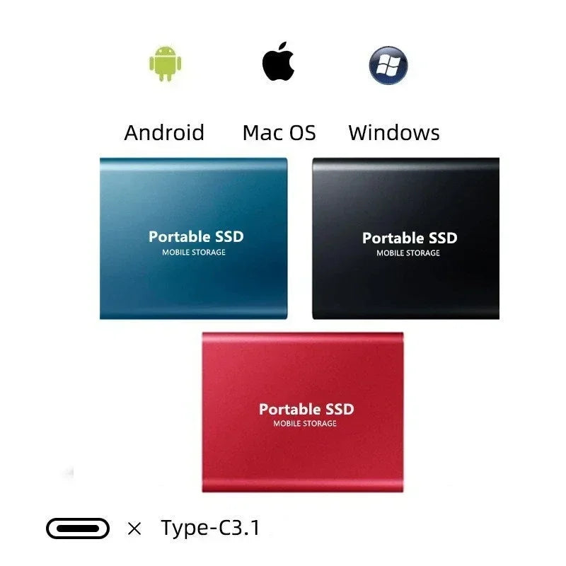 Ekstern SSD 128 TB Kompakt og rask