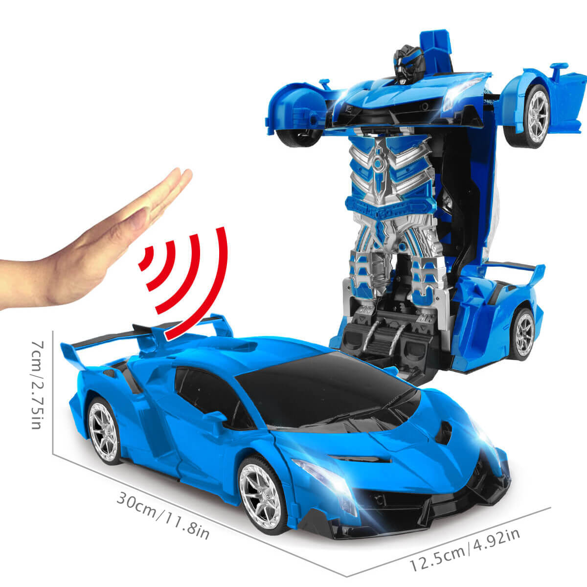 Fjernkontrollert Robotbil med Transformasjon 1