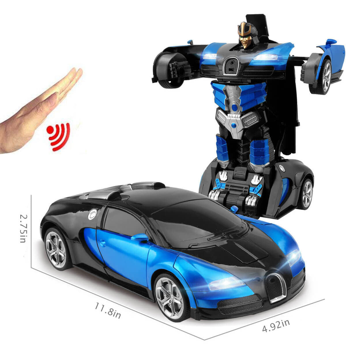 Fjernkontrollert Robotbil med Transformasjon 3