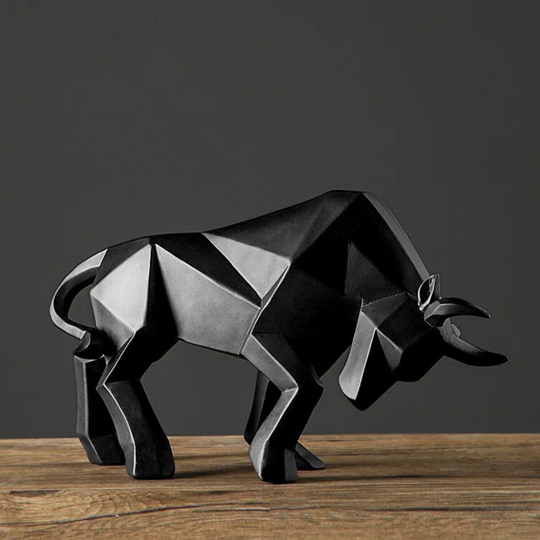 Geometrisk Skulptur i Moderne Design Høykvalitets Kompositt 1
