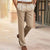 Variant image for Herre Dressbukse Uformell Stil Pustende Stoff-13