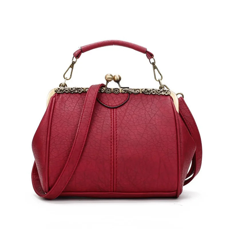 Dame Crossbody Veske Vintage Minimalistisk Kunstskinn 4