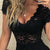 Dame Jumpsuit Romantisk Blonder Spandex Komfortabel Silhuett 2