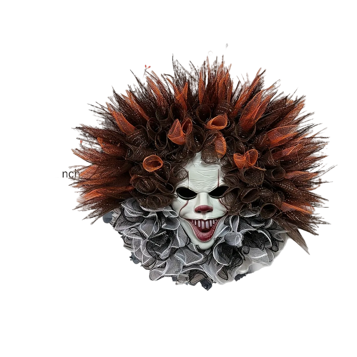 Halloween Dørkrans med Klovnemotiv