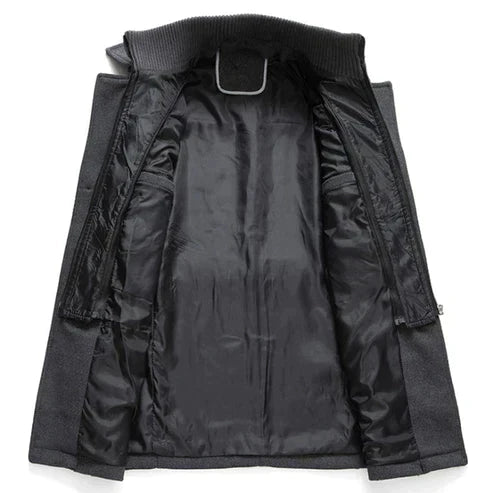 Herre Vinterfrakk Elegant Polyester 5