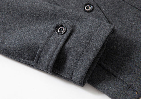 Herre Vinterfrakk Elegant Polyester 6