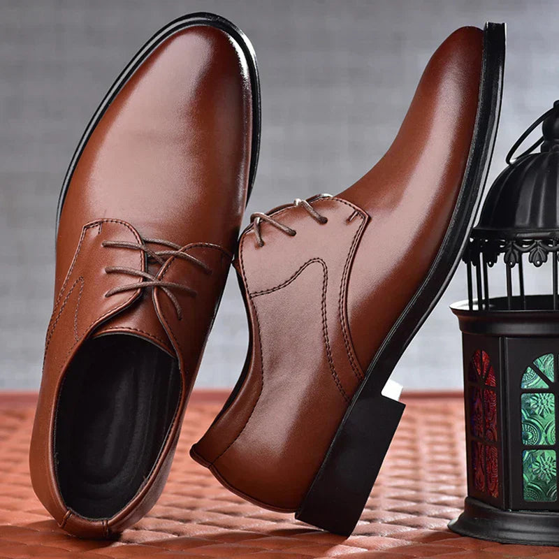 Herre Sko Oxford Klassisk Design PU Materiale-5
