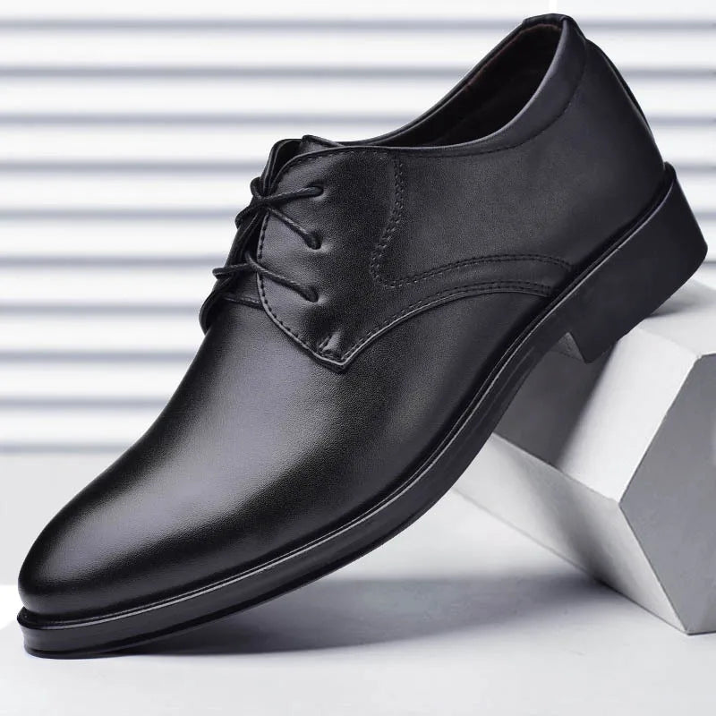 Herre Sko Oxford Klassisk Design PU Materiale-3
