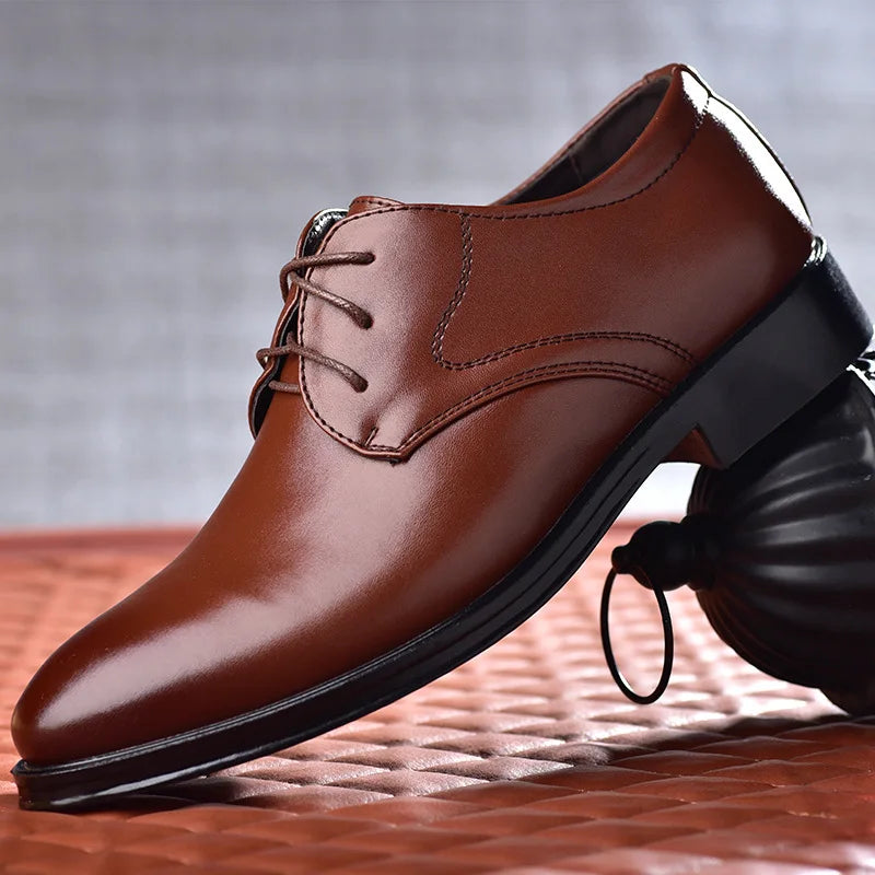 Herre Sko Oxford Klassisk Design PU Materiale-2