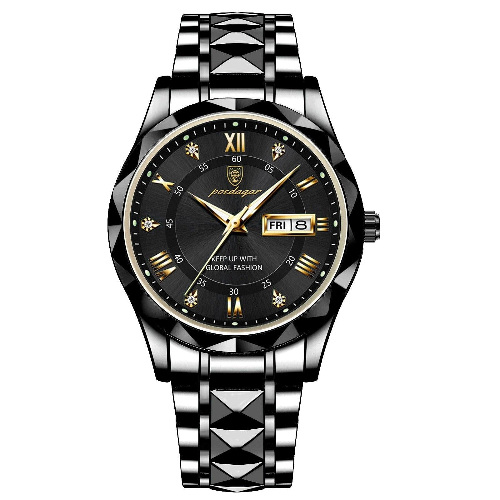 Herre Armbåndsur Vanntett Stilig Metall Design 11